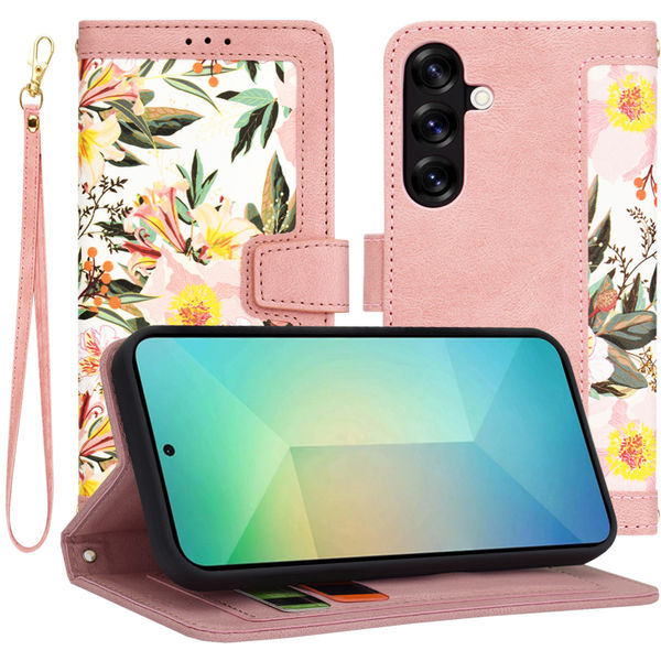 Techsuit - FlipCraft - Samsung Galaxy S25 - Sweetheart Pink