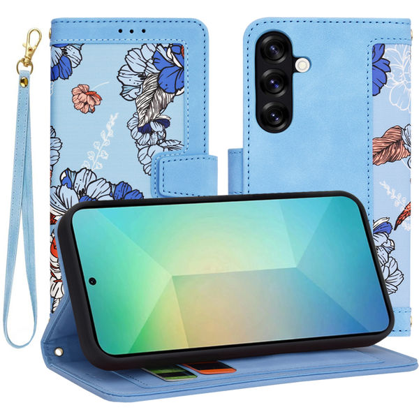 Techsuit - FlipCraft - Samsung Galaxy S25 - Vibrant Blue