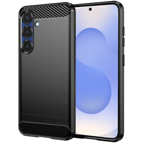 Techsuit - Carbon Silicone - Samsung Galaxy S25 - Black