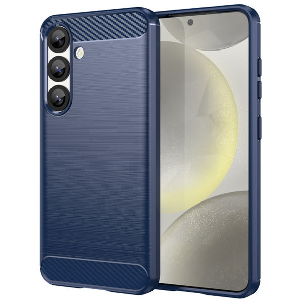 Techsuit - Carbon Silicone - Samsung Galaxy S25 - Blue
