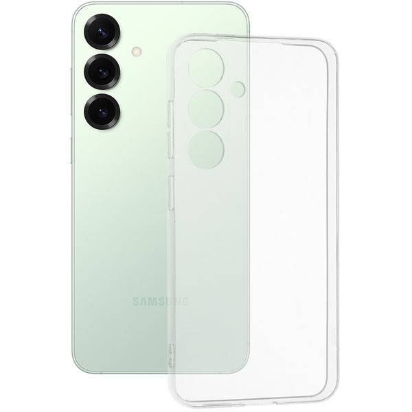 Techsuit - Clear Silicone - Samsung Galaxy S25 - Transparent