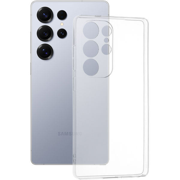 Techsuit - Clear Silicone - Samsung Galaxy S25 Ultra - Transparent