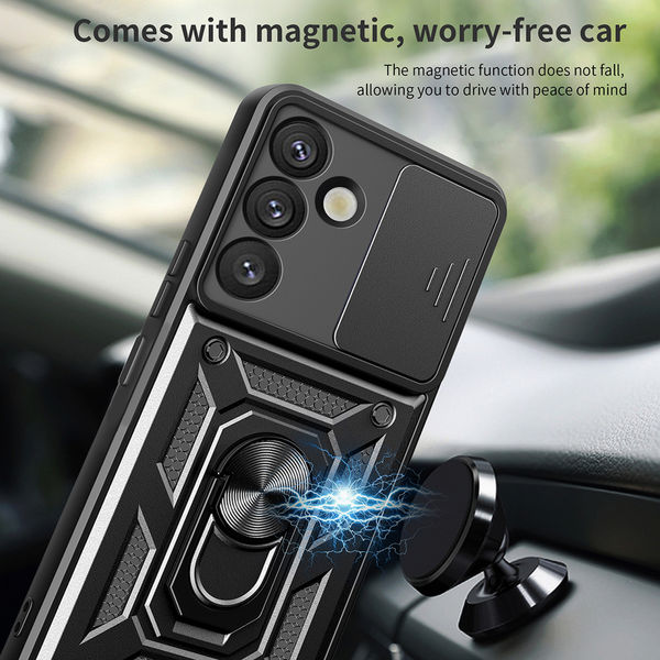 Techsuit - CamShield Series - Samsung Galaxy S25 Plus - Rose Gold