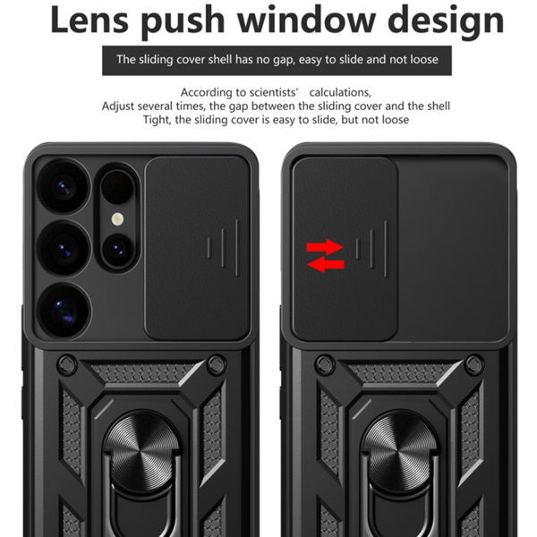 Techsuit - CamShield Series - Samsung Galaxy S25 Ultra - Black