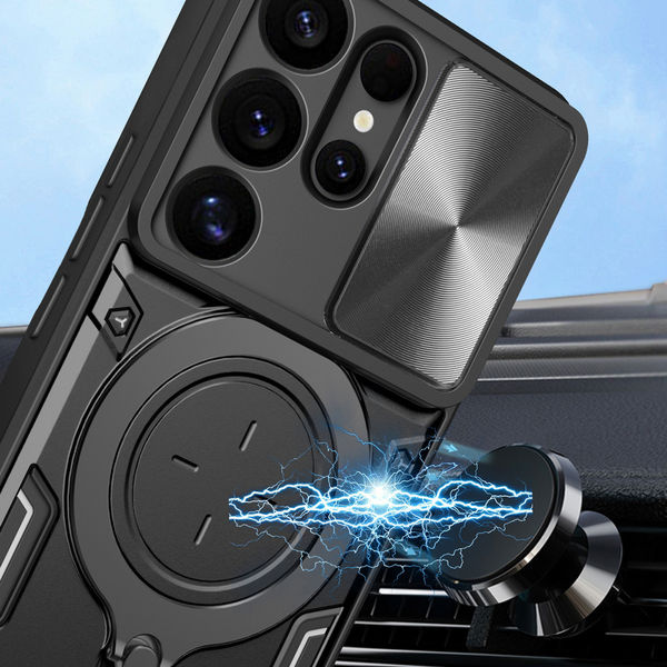 Techsuit - CamGuard Pro - Samsung Galaxy S25 Ultra - Black