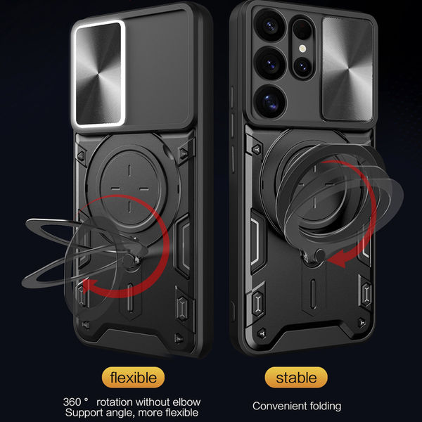 Techsuit - CamGuard Pro - Samsung Galaxy S25 Ultra - Black