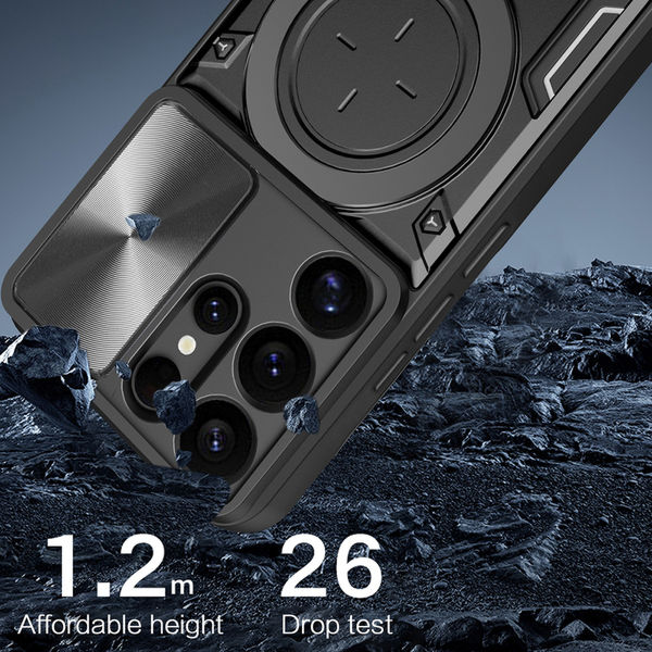 Techsuit - CamGuard Pro - Samsung Galaxy S25 Ultra - Black