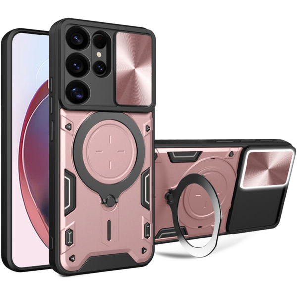 Techsuit - CamGuard Pro - Samsung Galaxy S25 Ultra - Rose Gold