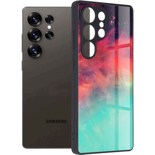 Techsuit - Glaze Series - Samsung Galaxy S25 Ultra - Fiery Ocean