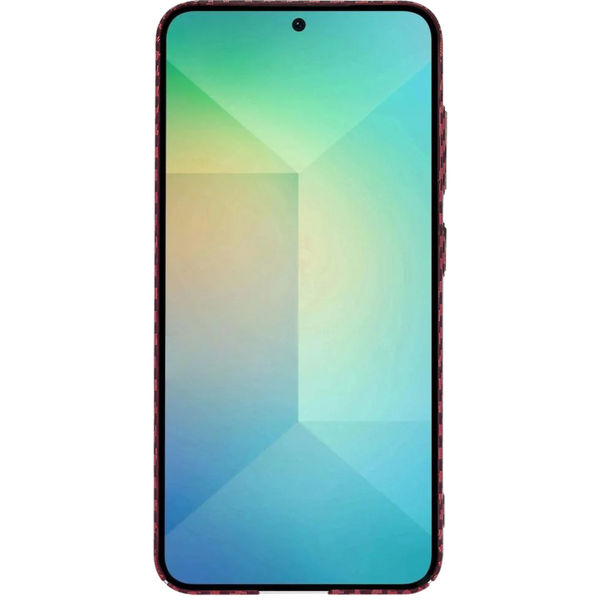 Techsuit - Carbonite FiberShell - Samsung Galaxy S25 - Red