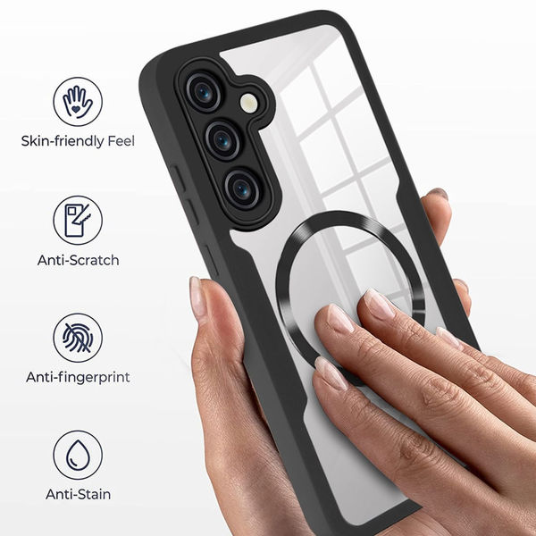 Techsuit - ColorVerse 360 MagSafe Series + Screen Protector - Samsung Galaxy S25 - Black