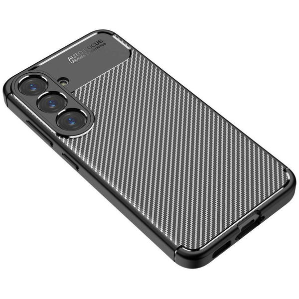 Techsuit - CarbonFiber - Samsung Galaxy S25 Plus - Black