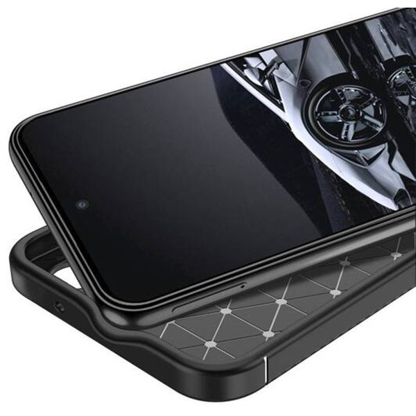 Techsuit - CarbonFiber - Samsung Galaxy S25 Plus - Black