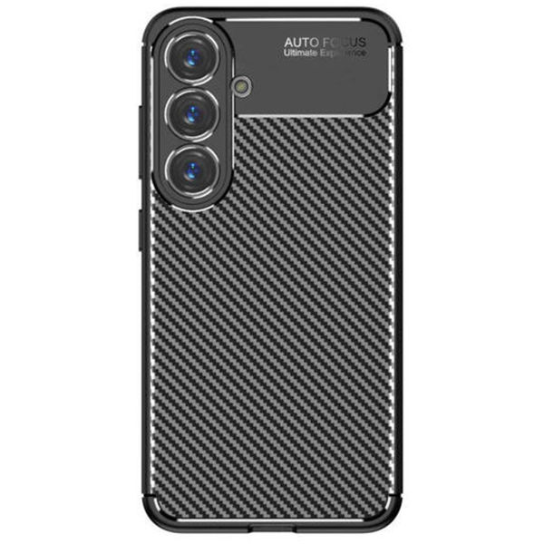 Techsuit - CarbonFiber - Samsung Galaxy S25 Plus - Black