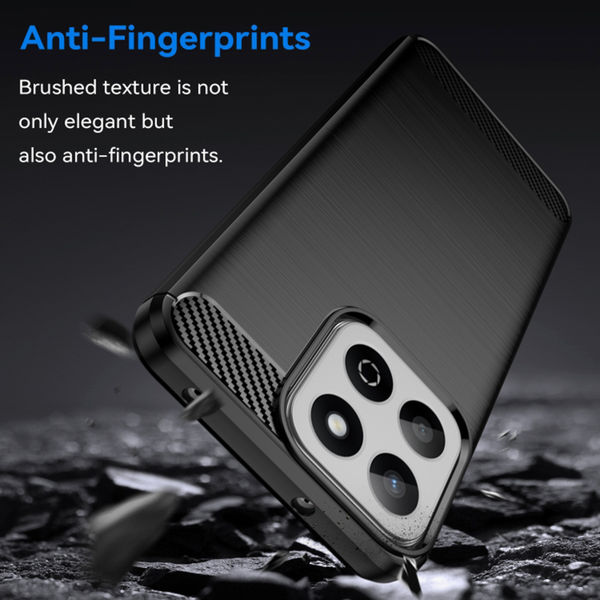 Techsuit - Carbon Silicone - Honor 200 Smart / X7c - Black