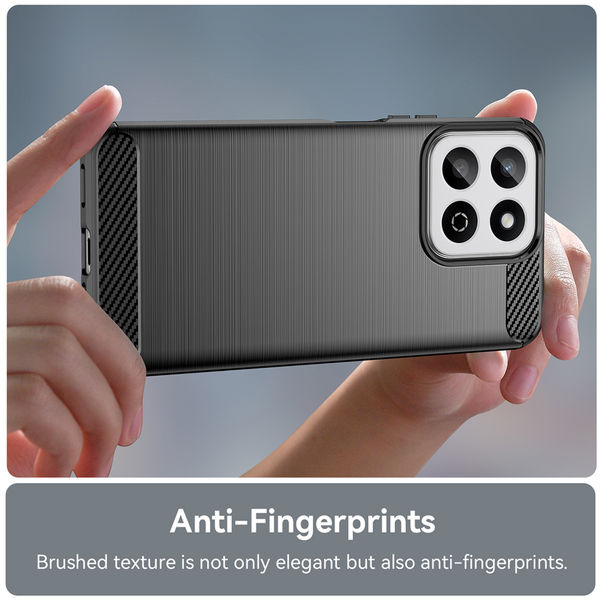 Techsuit - Carbon Silicone - Honor 200 Smart / X7c - Black