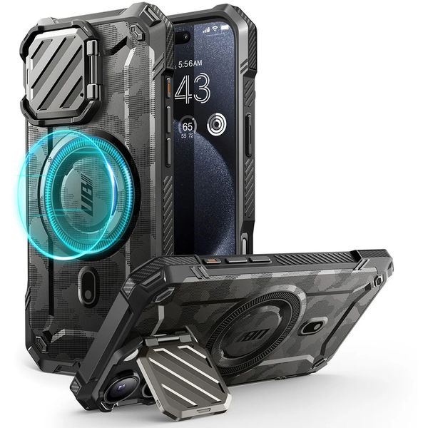 Supcase - Unicorn Beetle XT MagSafe - iPhone 16 Pro Max - Camo Gray