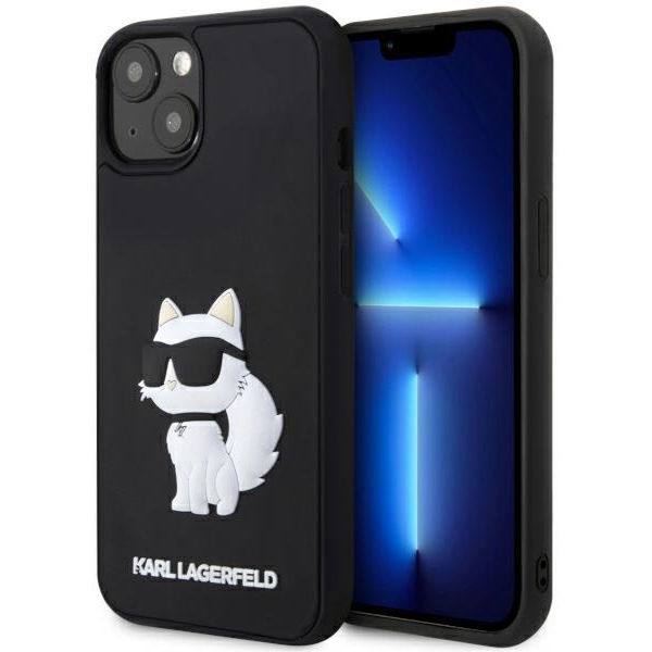 Karl Lagerfeld - 3D Design (KLHCP14M3DRKHNK) - iPhone 14 Plus - Rubber Choupette