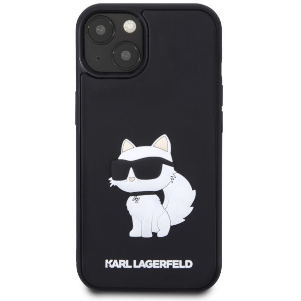 Karl Lagerfeld - 3D Design (KLHCP14M3DRKHNK) - iPhone 14 Plus - Rubber Choupette