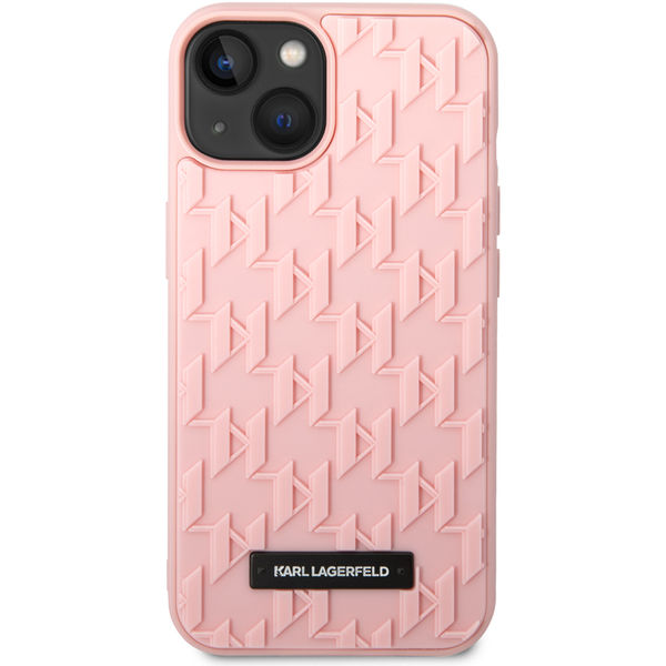 Karl Lagerfeld - 3D Design (KLHCP14MRUPKLPP) - iPhone 14 Plus - Pink Monogram
