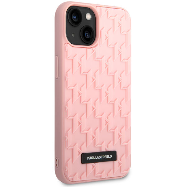 Karl Lagerfeld - 3D Design (KLHCP14MRUPKLPP) - iPhone 14 Plus - Pink Monogram
