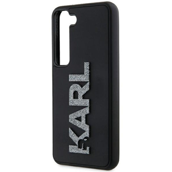 Karl Lagerfeld - 3D Design (KLHCS23M3DMBKCK) - Samsung Galaxy S23 Plus - Rubber Glitter Logo