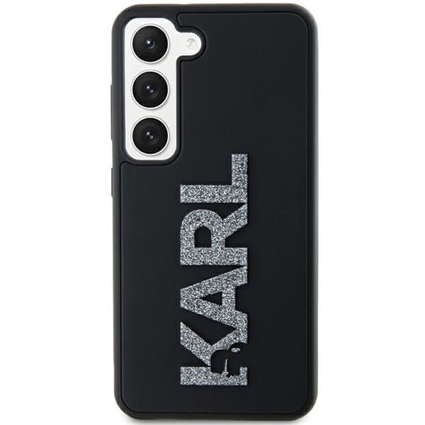 Karl Lagerfeld - 3D Design (KLHCS23M3DMBKCK) - Samsung Galaxy S23 Plus - Rubber Glitter Logo