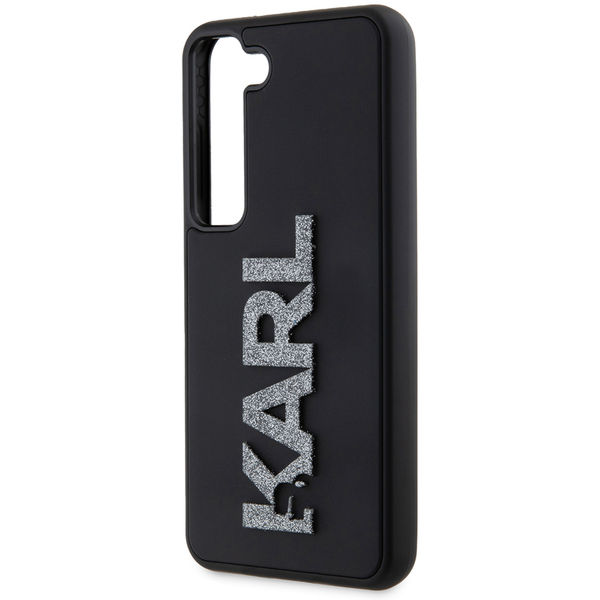 Karl Lagerfeld - 3D Design (KLHCS23S3DMBKCK) - Samsung Galaxy S23 - Rubber Glitter Logo