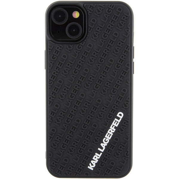 Karl Lagerfeld - 3D Design (KLHCP15M3DMKRLK) - iPhone 15 Plus - Rubber Multi Logo