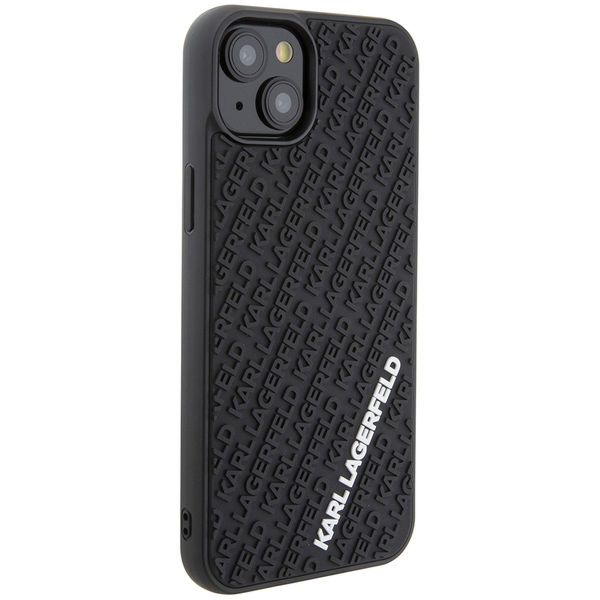 Karl Lagerfeld - 3D Design (KLHCP15M3DMKRLK) - iPhone 15 Plus - Rubber Multi Logo