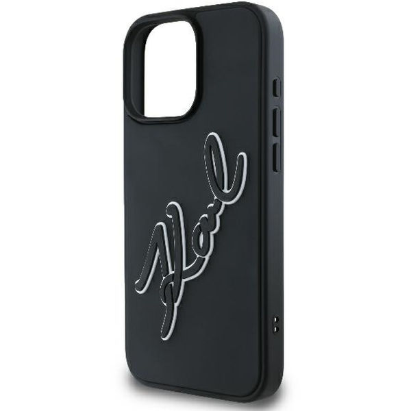 Karl Lagerfeld - 3D Design (KLHCP16L3DRKSDLK) - iPhone 16 Pro - Rubber Signature