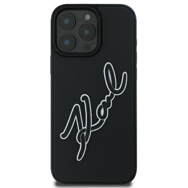 Karl Lagerfeld - 3D Design (KLHCP16L3DRKSDLK) - iPhone 16 Pro - Rubber Signature