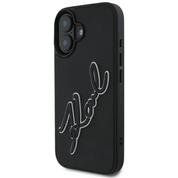 Karl Lagerfeld - 3D Design (KLHCP16S3DRKSDLK) - iPhone 16 - Rubber Signature