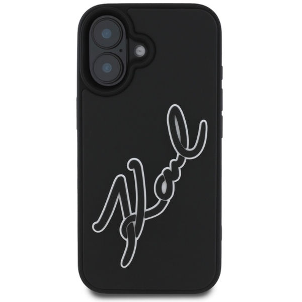 Karl Lagerfeld - 3D Design (KLHCP16S3DRKSDLK) - iPhone 16 - Rubber Signature