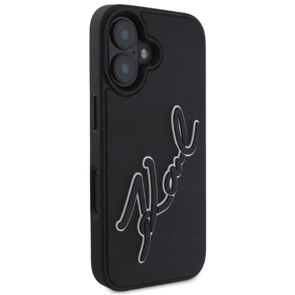 Karl Lagerfeld - 3D Design (KLHCP16S3DRKSDLK) - iPhone 16 - Rubber Signature