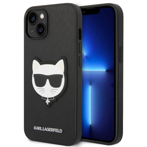 Karl Lagerfeld - Saffiano (KLHCP14MSAPCHK) - iPhone 14 Plus - Choupette Head