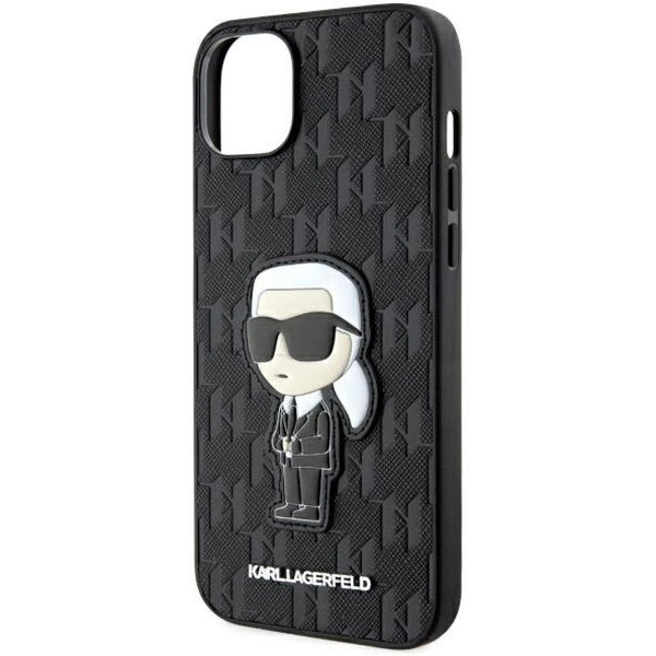 Karl Lagerfeld - Saffiano (KLHCP14MSAKHPKK) - iPhone 14 Plus - Monogram Ikonik