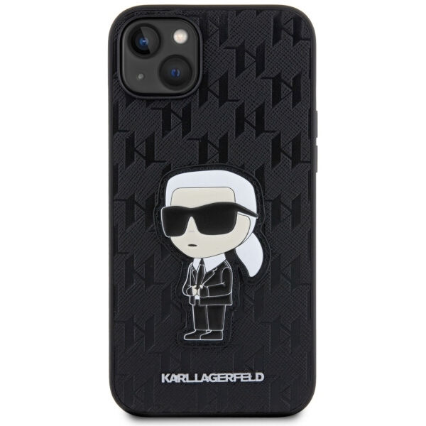 Karl Lagerfeld - Saffiano (KLHCP14MSAKHPKK) - iPhone 14 Plus - Monogram Ikonik