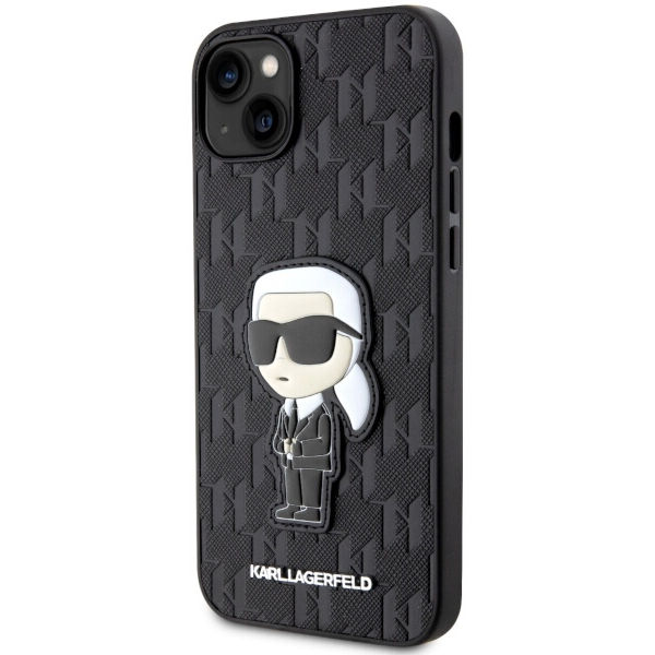 Karl Lagerfeld - Saffiano (KLHCP14MSAKHPKK) - iPhone 14 Plus - Monogram Ikonik