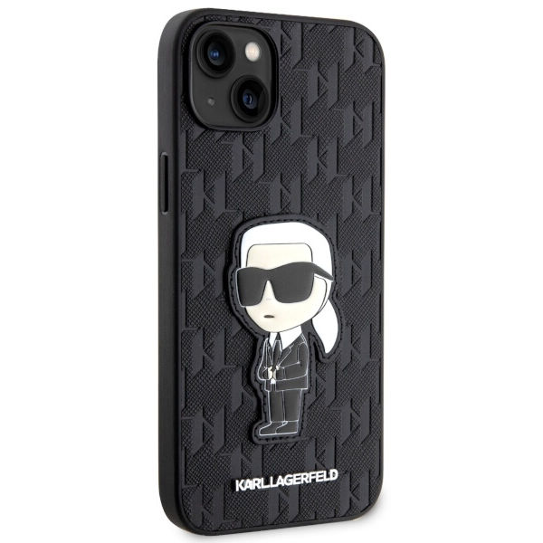Karl Lagerfeld - Saffiano (KLHCP14MSAKHPKK) - iPhone 14 Plus - Monogram Ikonik