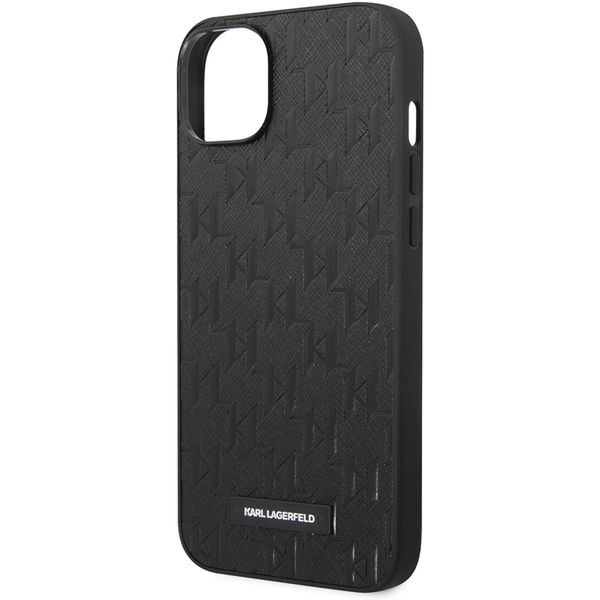 Karl Lagerfeld - Saffiano (KLHCP14MSAKLHPK) - iPhone 14 Plus - Mono Metal Logo