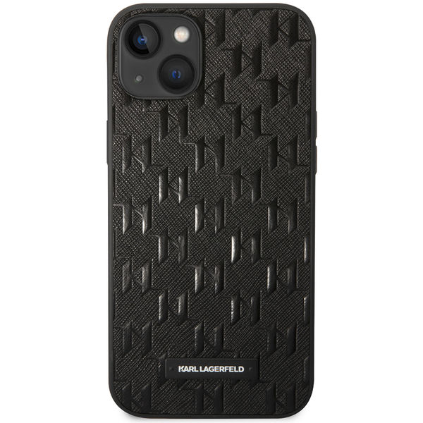 Karl Lagerfeld - Saffiano (KLHCP14MSAKLHPK) - iPhone 14 Plus - Mono Metal Logo
