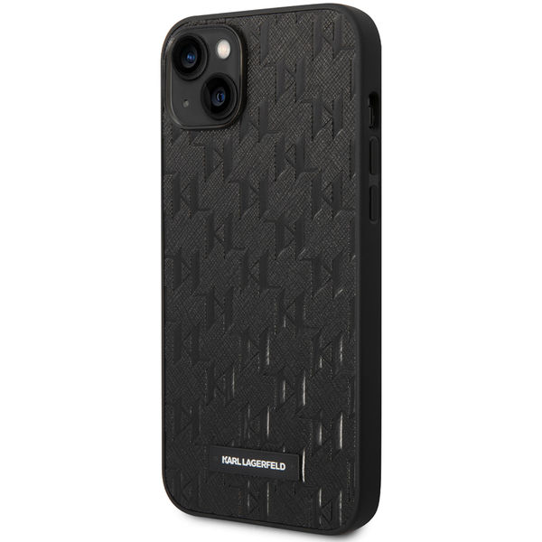 Karl Lagerfeld - Saffiano (KLHCP14MSAKLHPK) - iPhone 14 Plus - Mono Metal Logo