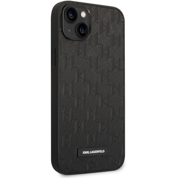 Karl Lagerfeld - Saffiano (KLHCP14MSAKLHPK) - iPhone 14 Plus - Mono Metal Logo