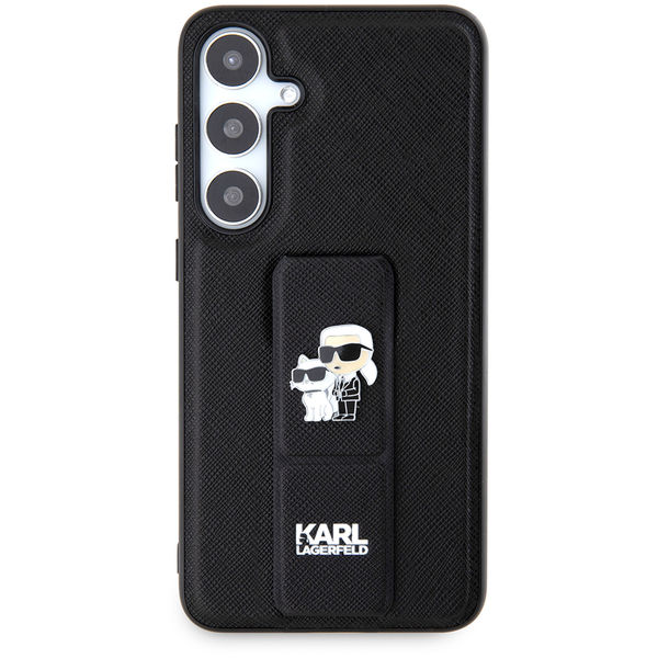 Karl Lagerfeld - Saffiano Gripstand (KLHCS24MGSAKCPK) - Samsung Galaxy S24 Plus - Karl&Choupette