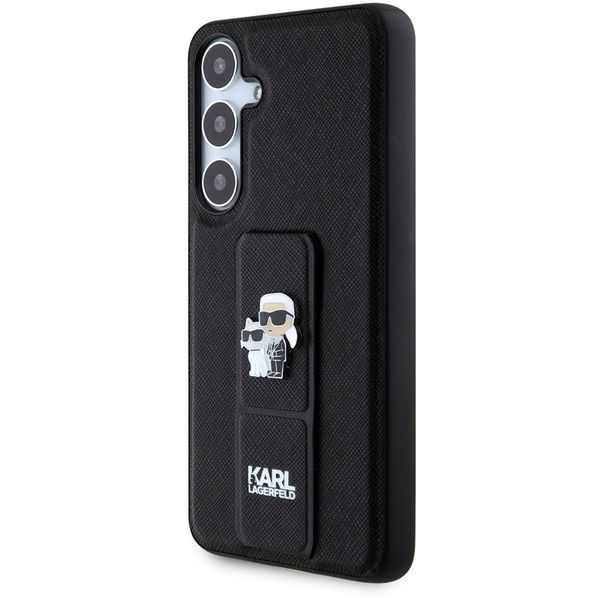 Karl Lagerfeld - Saffiano Gripstand (KLHCS24MGSAKCPK) - Samsung Galaxy S24 Plus - Karl&Choupette