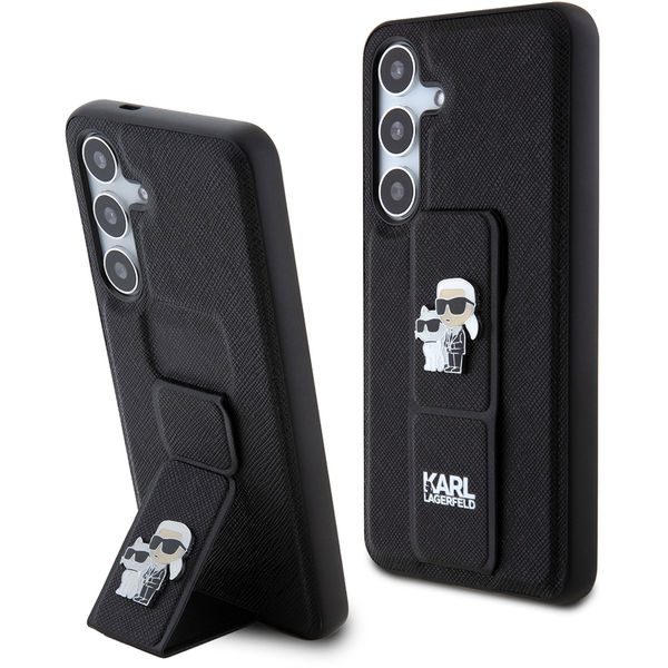 Karl Lagerfeld - Saffiano Gripstand (KLHCS24SGSAKCPK) - Samsung Galaxy S24 - Karl&Choupette