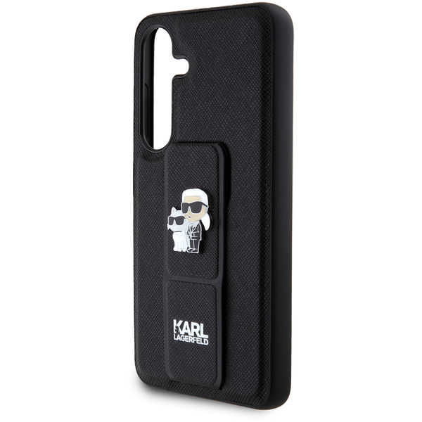 Karl Lagerfeld - Saffiano Gripstand (KLHCS24SGSAKCPK) - Samsung Galaxy S24 - Karl&Choupette