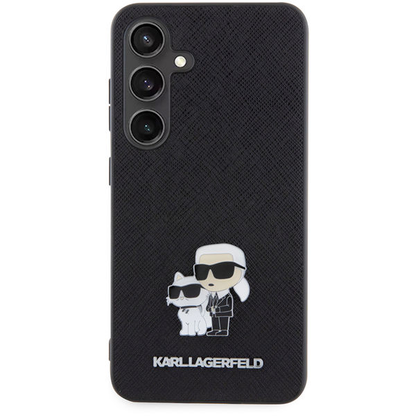 Karl Lagerfeld - Saffiano (KLHCS24SPSAKCMPK) - Samsung Galaxy S24 - Karl&Choupette Metal Pin
