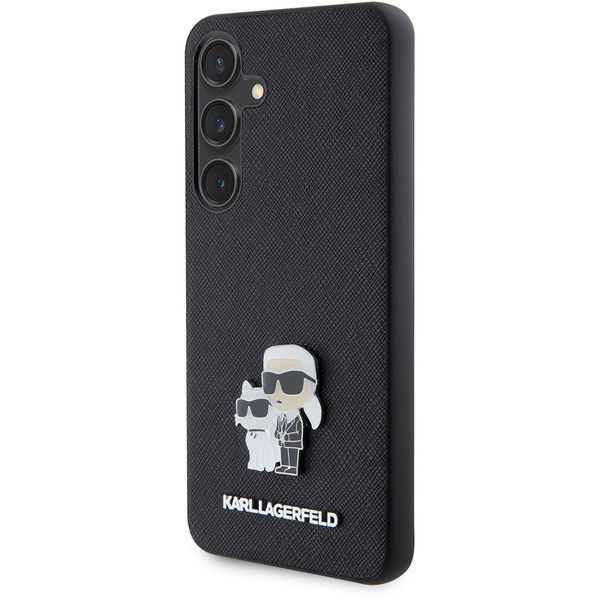Karl Lagerfeld - Saffiano (KLHCS24SPSAKCMPK) - Samsung Galaxy S24 - Karl&Choupette Metal Pin